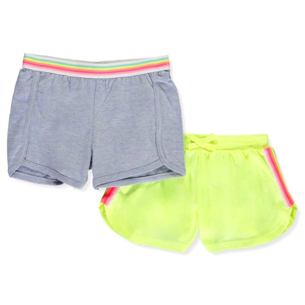 Free Style Revolution Girls' 2-Pack Jersey Shorts